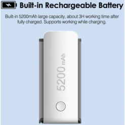 Scaldabiberon Portatile Senza Fili Scaldalatte Da Viaggio Per Latte Materno Borsa Termica Per Biberon Batteria Incorporata Con Cavo Di Ricarica USB (Bianco) -Piccoli Elettrodomestici Negozio 100676050 3