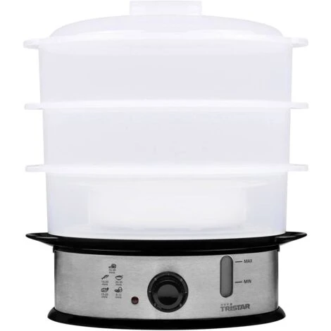 Tristar VS-3914 Vaporiera Acciaio Inox, Nero 1 Tristar VS-3914 Vaporiera Acciaio Inox, Nero