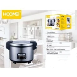 Trade Shop - Roisottiera Cuoci Riso Automatico Acciaio Cuociriso 5.6lt 1900w Cottura A Vapore