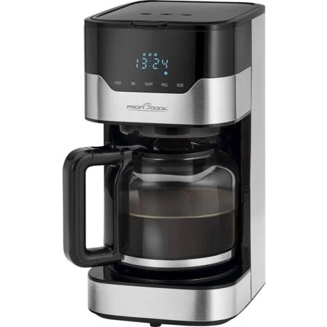 Profi Cook PC-KA 1169 Macchina Per Il Caffè Acciaio Inox, Nero Capacità Tazze=14 Caraffa In Vetro 1 Profi Cook PC-KA 1169 Macchina Per Il Caffè Acciaio Inox, Nero Capacità Tazze=14 Caraffa In Vetro