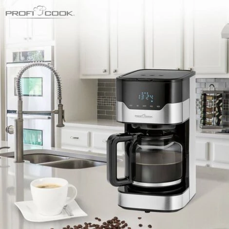 Profi Cook PC-KA 1169 Macchina Per Il Caffè Acciaio Inox, Nero Capacità Tazze=14 Caraffa In Vetro 2 Profi Cook PC-KA 1169 Macchina Per Il Caffè Acciaio Inox, Nero Capacità Tazze=14 Caraffa In Vetro - immagine 2