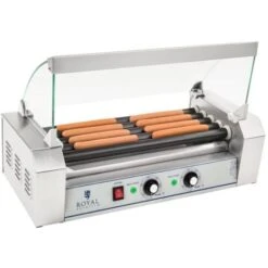 Griglia Hot Dog Macchina Cuoci Wurstel Professionale 5 Tubi Copertura In Teflon