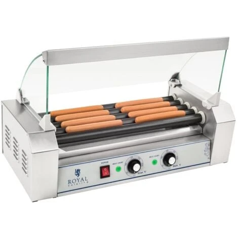 Griglia Hot Dog Macchina Cuoci Wurstel Professionale 5 Tubi Copertura In Teflon 1 Griglia Hot Dog Macchina Cuoci Wurstel Professionale 5 Tubi Copertura In Teflon