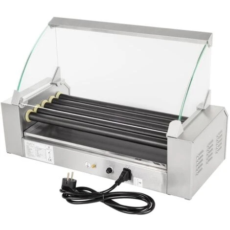 Griglia Hot Dog Macchina Cuoci Wurstel Professionale 5 Tubi Copertura In Teflon 4 Griglia Hot Dog Macchina Cuoci Wurstel Professionale 5 Tubi Copertura In Teflon - immagine 4