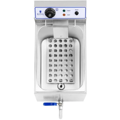 Friggitrice Elettrica Con Capacità 17 Litri 3000 Watt Acciaio Inox 60-200 °C 2 Friggitrice Elettrica Con Capacità 17 Litri 3000 Watt Acciaio Inox 60-200 °C - immagine 2