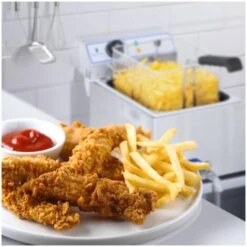 Friggitrice Elettrica Con Capacità 17 Litri 3000 Watt Acciaio Inox 60-200 °C 8 Friggitrice Elettrica Con Capacità 17 Litri 3000 Watt Acciaio Inox 60-200 °C -Piccoli Elettrodomestici Negozio 14896923 4