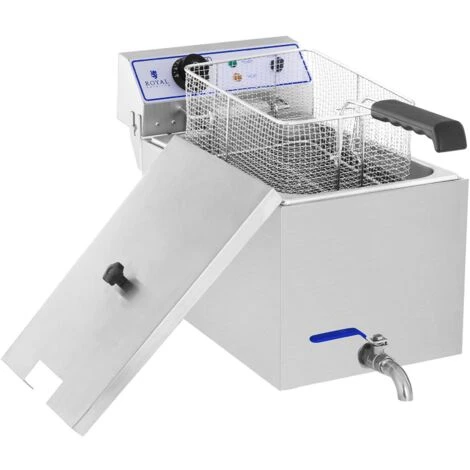 Friggitrice Elettrica Con Capacità 17 Litri 3000 Watt Acciaio Inox 60-200 °C 5 Friggitrice Elettrica Con Capacità 17 Litri 3000 Watt Acciaio Inox 60-200 °C - immagine 5