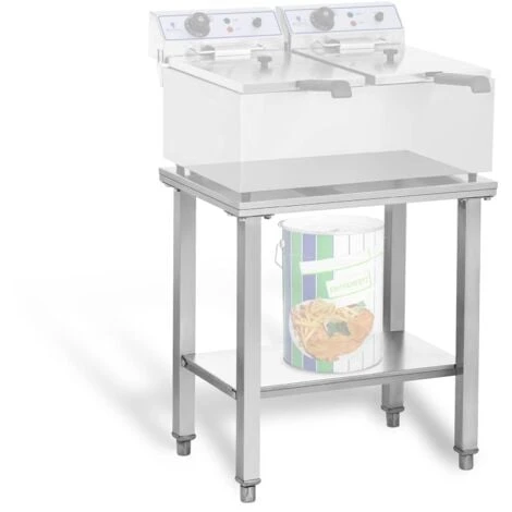 Ripiano Inox Per Friggitrice Doppia 62 X 42 Cm Acciaio Inossidabile 2 Ripiani 1 Ripiano Inox Per Friggitrice Doppia 62 X 42 Cm Acciaio Inossidabile 2 Ripiani