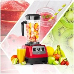 Frullatore Da Tavolo Mixer Miscelatore Smoothies 2 L 1500W 32000 Giri/Min Rosso -Piccoli Elettrodomestici Negozio 14899778 3