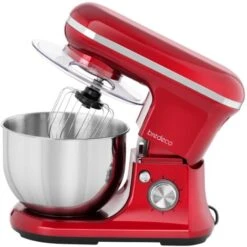 Robot Da Cucina Mixer Planetaria Impastatrice Sbattitore 1.200 W 5 Litri Rosso -Piccoli Elettrodomestici Negozio 14899803 5
