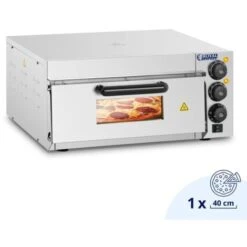 Forno Per Pizza Elettrico Fino A 350°C Con Piastra In Pietra E Timer - Da 2000W