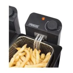 Friggitrice Elettrica Doppia Vasca 2 Cestelli Potenza 2x1800 Watt Colore Nero -Piccoli Elettrodomestici Negozio 16142353 3