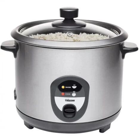 Cuociriso Elettrico Cuoci Riso 1,5 Litri 500W Acciaio Inox Tristar RK-6127 1 Cuociriso Elettrico Cuoci Riso 1,5 Litri 500W Acciaio Inox Tristar RK-6127