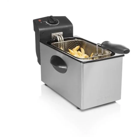 Tristar Friggitrice Elettrica In Acciaio Inox 3 Litri 2000W Cestello Termostato 1 Tristar Friggitrice Elettrica In Acciaio Inox 3 Litri 2000W Cestello Termostato
