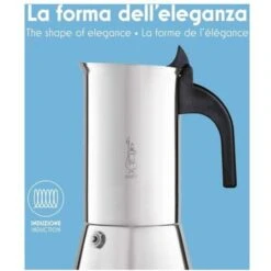 Bialetti Caffettiera Moka Per Induzione Venus 6 Tazze In Acciaio Inox 9 Bialetti Caffettiera Moka Per Induzione Venus 6 Tazze In Acciaio Inox -Piccoli Elettrodomestici Negozio 16761851 5