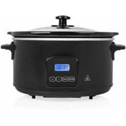 Pentola Slow Cooker 210 W 4,5 L Nera Tristar -Piccoli Elettrodomestici Negozio 17430032 3