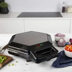 Piastra Samosa Snack Maker 1200 Watt Antiaderente Nero Forme Triangolari -Piccoli Elettrodomestici Negozio 19104925 4