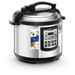 Pentola A Pressione Elettrica Acciaio Inox Antiaderente Capienza Max 8 Litri