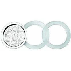 Ilsa Carmencita Lavazza Guarnizioni In Silicone Con Filtro Di Ricambio Originale Per Caffettiera 3 Tazze