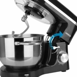 AREBOS Robot Da Cucina 1500W 6L In Acciaio Inox 6 Gradini Silenzioso Nero -Piccoli Elettrodomestici Negozio 26673627 5