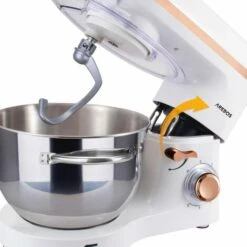 AREBOS Robot Da Cucina 1500W 6L In Acciaio Inox 6 Gradini Silenzioso Bianco -Piccoli Elettrodomestici Negozio 26752759 5