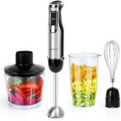 FRULLATORE 1000W FRULLATORI A IMMERSIONE MINIPIMER 4 IN 1 MIXER PIÙ DI 6 VELOCITÀ TURBO -Piccoli Elettrodomestici Negozio 27160522 4