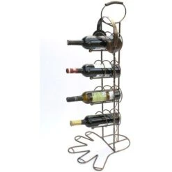 DanDiBo Scaffale Vino 10-0445 Scaffale Porta Bottiglie In Metallo 93 Cm Scaffale Porta Vini -Piccoli Elettrodomestici Negozio 29308959 3