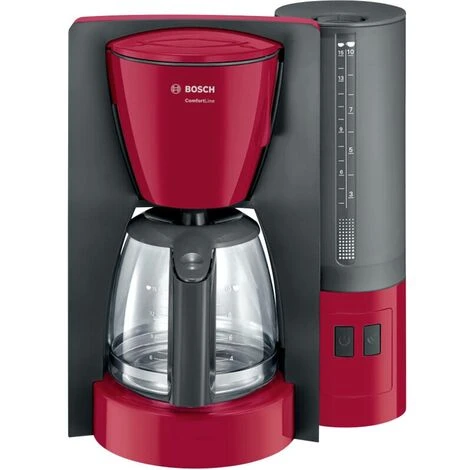Bosch Haushalt ComfortLine Macchina Per Il Caffè Rosso Capacità Tazze=10 Caraffa In Vetro 1 Bosch Haushalt ComfortLine Macchina Per Il Caffè Rosso Capacità Tazze=10 Caraffa In Vetro