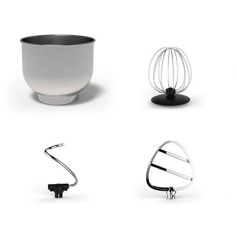 Impastatrice Planetaria 1900W 6,5L 6 Velocita' 3 Accessori Inclusi Testata Ghisa 5 Impastatrice Planetaria 1900W 6,5L 6 Velocita' 3 Accessori Inclusi Testata Ghisa - immagine 5