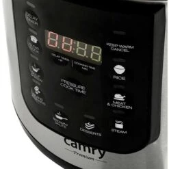 Pentola A Pressione Elettrica 1500W 6lt Acciaio Antiaderente 8 Cotture Timer 8 Pentola A Pressione Elettrica 1500W 6lt Acciaio Antiaderente 8 Cotture Timer -Piccoli Elettrodomestici Negozio 33776938 4