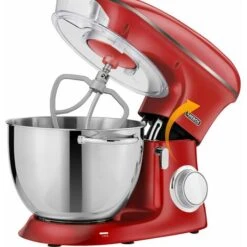AREBOS Robot Da Cucina 1500W XXL 8 L In Acciaio Inox 6 Gradini Rosso Silenzioso -Piccoli Elettrodomestici Negozio 41590618 5