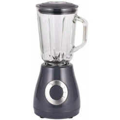 Frullatore A Bicchiere 400 W Con Caraffa In Vetro E 5 Velocità Lame In Acciaio Inox PURLINE HOMEAPP BV