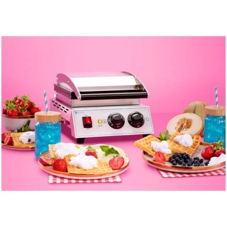 Macchina Per Waffle A Forma Di Cuore Piastra Per Cialde Belga Cialdiera Waffles 3 Macchina Per Waffle A Forma Di Cuore Piastra Per Cialde Belga Cialdiera Waffles - immagine 3