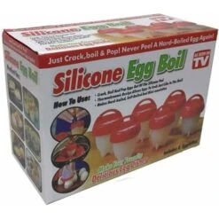 LangRay Cuociuova, Silicone Antiaderente, Portauovo Per Uova Sode (Rosso (confezione Da 6)) 8 LangRay Cuociuova, Silicone Antiaderente, Portauovo Per Uova Sode (Rosso (confezione Da 6)) -Piccoli Elettrodomestici Negozio 52012875 4