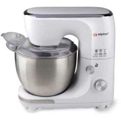 Alpina Impastatrice Planetaria Ciotola Acciaio 5 LT Impastatore Robot 800W Bianco -Piccoli Elettrodomestici Negozio 53234741 5