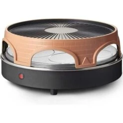 Raclette Mini Forno Pizze Pizzette 6 Persone 1500W Con Griglia Grill Allumino