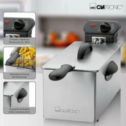 Clatronic Friggitrice Elettrica 3 Litri 2000 Watt Con Termostato FR 3586 9 Clatronic Friggitrice Elettrica 3 Litri 2000 Watt Con Termostato FR 3586 -Piccoli Elettrodomestici Negozio 54177912 5