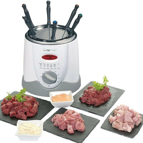Clatronic Friggitrice Per Fonduta Da 1L Con 6 Forchettine FFR 2916 3 Clatronic Friggitrice Per Fonduta Da 1L Con 6 Forchettine FFR 2916 - immagine 3
