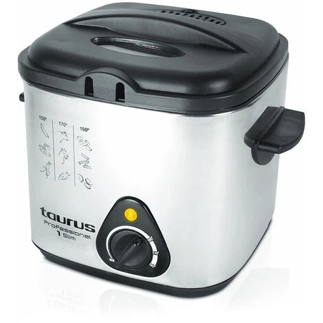 Taurus Friggitrice 1000W 1 Litro PROFESSIONAL 1 SLIM 2 Taurus Friggitrice 1000W 1 Litro PROFESSIONAL 1 SLIM - immagine 2