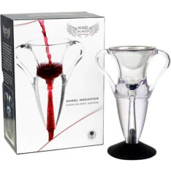 Todeco Decanter Per Vino, Aeratore Vino Rosso - Scatola: Pacco Regalo - Materiale: Acrilico - Con Anse
