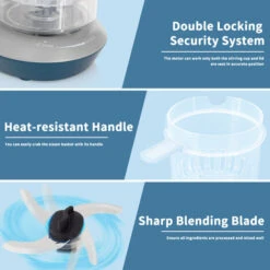 Leogreen Cuocipappa Bambini Robot Da Cucina Multifunzione 7 In 1 Cottura A Vapore, Omogeneizzatore, Frullatore, Riscalda, Sterilizzare, Scongela, Scaldabiberon, Pulizia Automatica, SENZA BPA -Piccoli Elettrodomestici Negozio 54376901 3