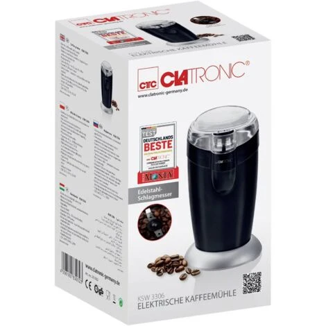 Clatronic KSW 3306 283032 Macinino Nero Tritatutto 2 Clatronic KSW 3306 283032 Macinino Nero Tritatutto - immagine 2