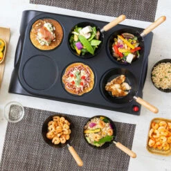 Set Wok E Crepemaker Per 6 Persone AWS600 1000 W Nero Bestron 8 Set Wok E Crepemaker Per 6 Persone AWS600 1000 W Nero Bestron -Piccoli Elettrodomestici Negozio 55902848 4