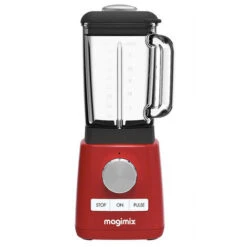 Magimix Frullatore Power Blender Rosso + Mini Bacinella