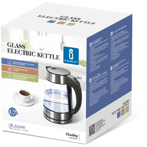 Bollitore Elettrico In Acciaio 2000W Scalda Bevande 1,7L Acqua Tisane Te Aigostar 3 Bollitore Elettrico In Acciaio 2000W Scalda Bevande 1,7L Acqua Tisane Te Aigostar - immagine 3