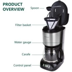 MACCHINA PER CAFFE' AMERICANO TE' FILTRO AIGOSTAR -Piccoli Elettrodomestici Negozio 58211981 3