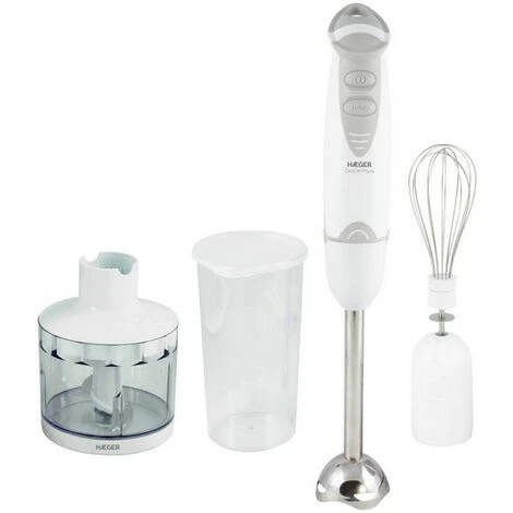 Frullatore Ad Immersione Haeger Doce Plus Bianco 400 W 400W 1 Frullatore Ad Immersione Haeger Doce Plus Bianco 400 W 400W