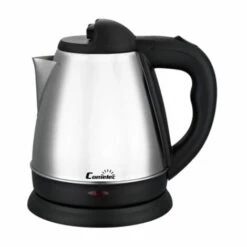 Bollitore COMELEC D227990 1,2 L 1600W Argentato Nero Acciaio Inossidabile Bianco Nero/Argentato 1200 W 1,2 L 1600 W