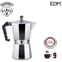 Caffettiera In Alluminio - 9 Tazze - Edm