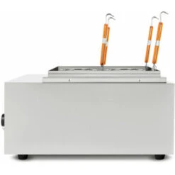 Vertes Cuocipasta Professionale In Acciaio Inox, Elettrico, 2x 1700W, 2 Vasche Di Cottura Separate Da 6 Litri Ciascuna, 4 Cestelli Per La Pasta, 2x Rubinetto Di Scarico, 2x Impostazione Temperatura -Piccoli Elettrodomestici Negozio 59670657 3